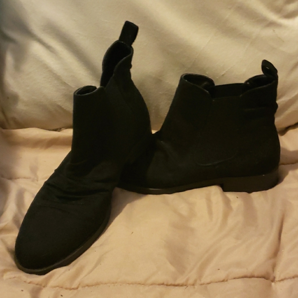 Studio Works black booties